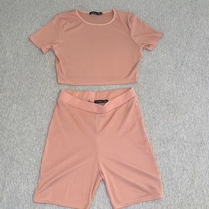 Boohoo Biker set
